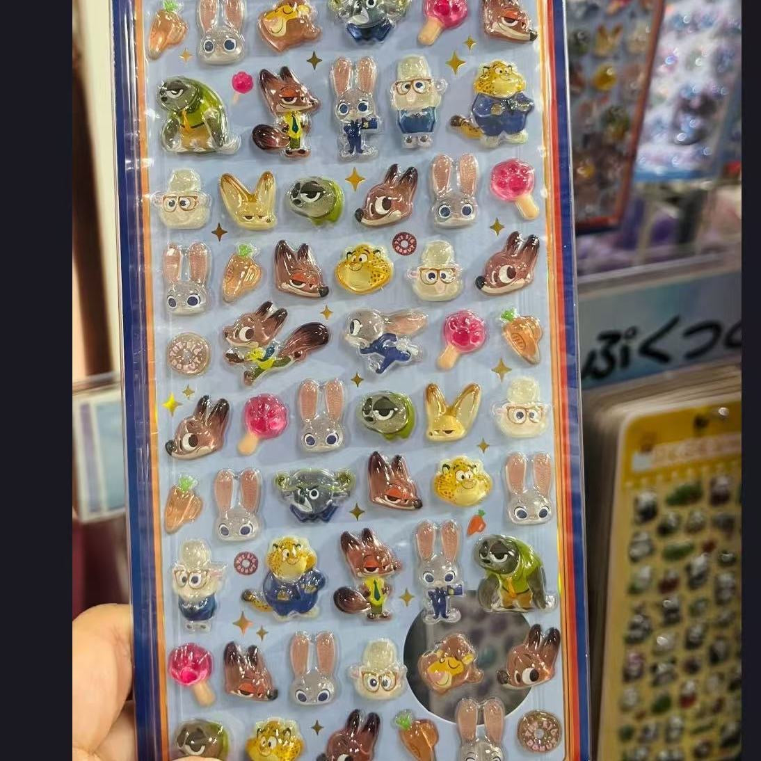シール 3枚セット｜キャラスクイーズボックス同時購入で送料無料
